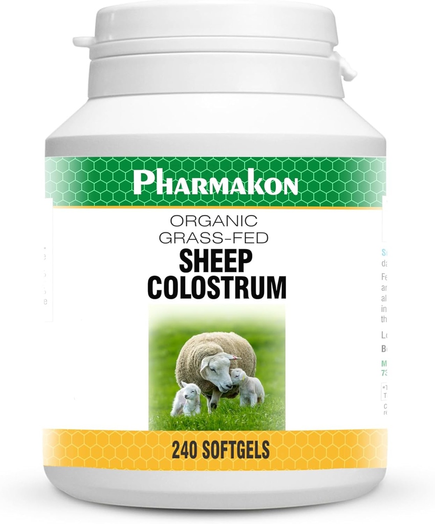 PHARMAKON Organic Sheep Colostrum Supplement (240 Count)