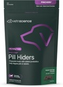 VETRISCIENCE Pinchers Pill Hiders Chews, Píldora no grande con Probióticos para Perros, Disguise Pequeñas Píldoras, Cápsulas y Tabletas, Soft y Chewy, Gut e Immune Support, Mantequilla de Maní, 45 Conde