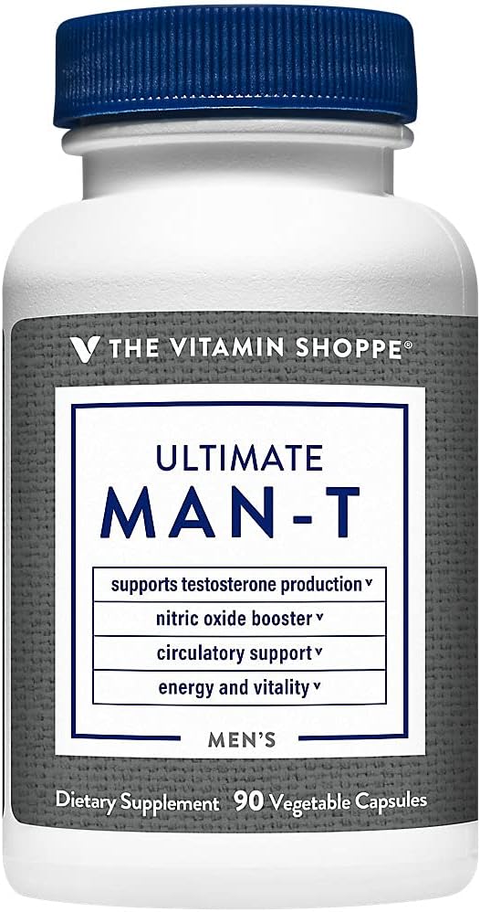 La vitamina Shoppe Ultimate Testosterone - apoya la producción de testosterona, el óxido nítrico Boost, promueve la circulación y promueve la estabilidad energética (90 cápsulas vegetales)