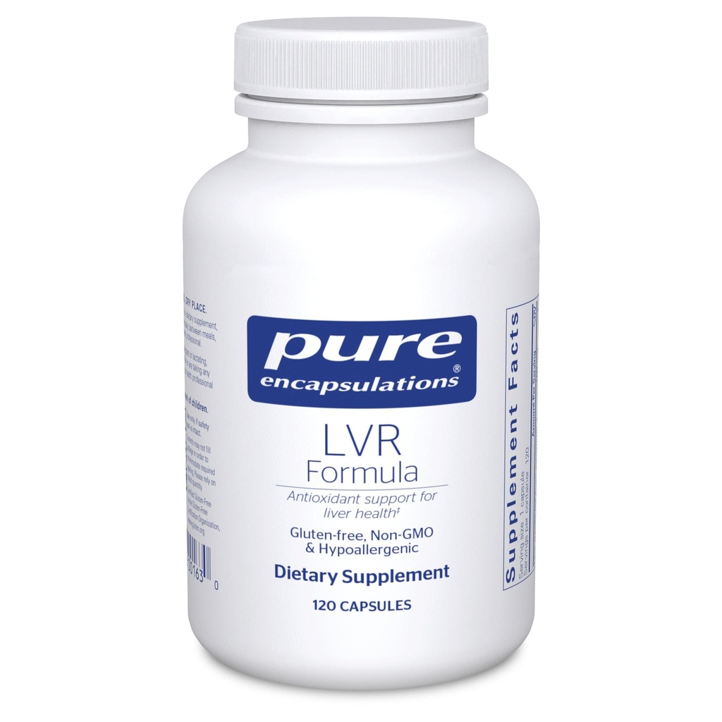 Pure Encapsulations LVR Fórmula ← Suplemento hipoalergénico con soporte antioxidante para la salud de las células vivas