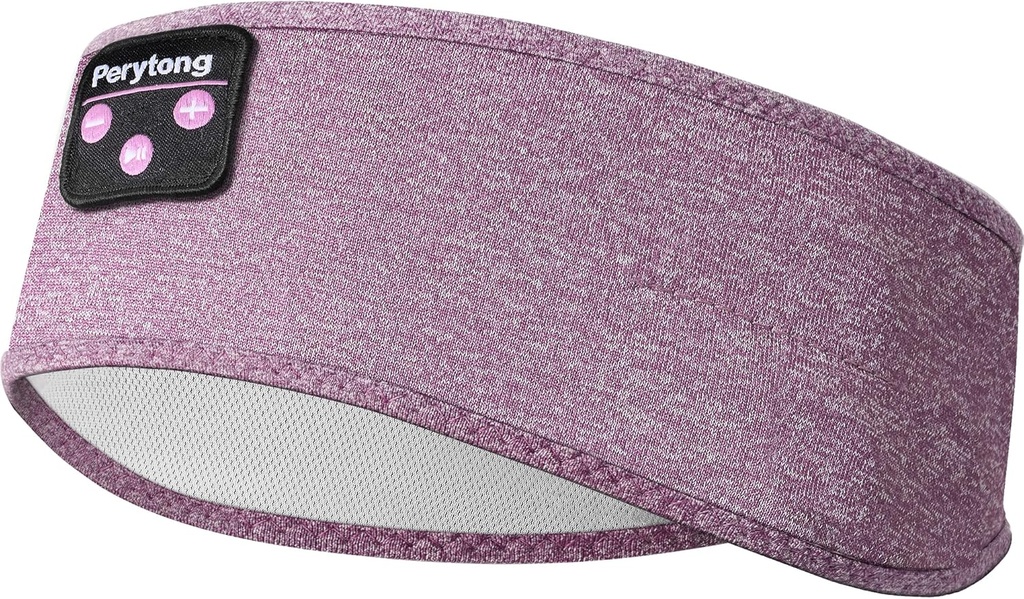 Auriculares para dormir de Perytong, Auriculares Bluetooth Deportivos con Altavoces de Stereo Ultra-Thin HD Perfecto para dormir, entrenamiento,Jogging,Yoga,Insomnia, Viajes aéreos, Meditación para Unisex