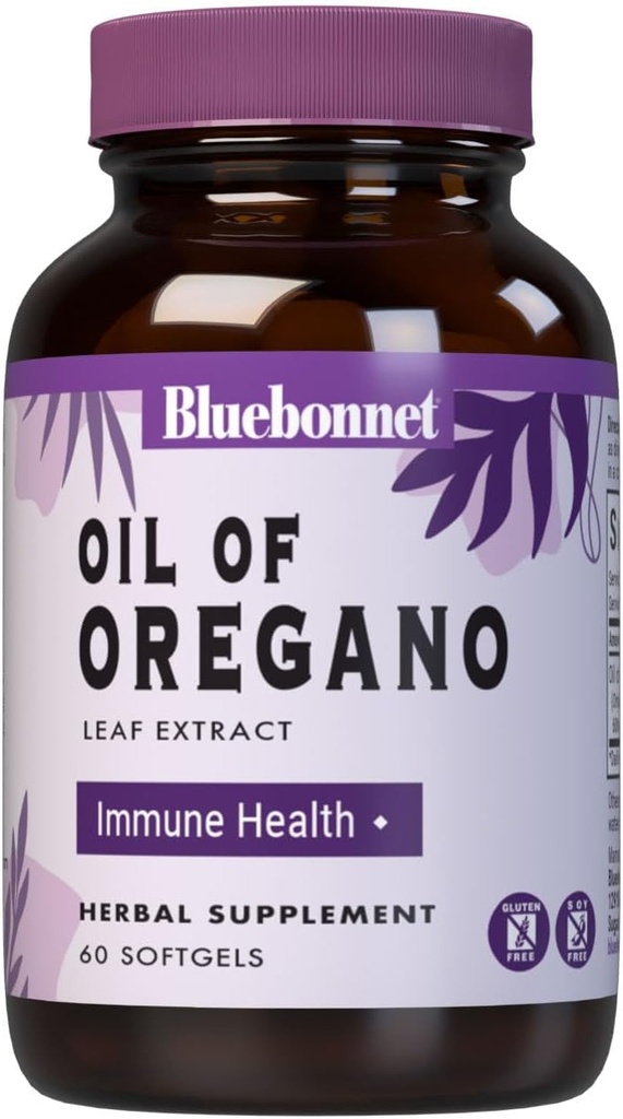 Bluebonnet Nutrition Oil of Oregano Leaf Extract, 60 Cuenta