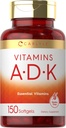 Carlyle Vitamin ADK | 150 Softgels | Non-GMO, Gluten Free Dietary Supplement