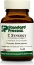 Standard Process C Synergy - Suplemento para apoyar la salud de tejidos conectivos - Suplemento integral basado en alimentos para la salud inmunitaria - Tissue conectivo Apoyo con la vitamina C " Helada de trigo - 90 Tablets