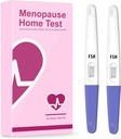 Fajas de examen de menopausia en el hogar Resultados en 3 minutos - Indicador de estadio de la menopausia FSH Silencio Perimenopause Test Strips Ayuda a determinar sus niveles de menopausia (2 TC)