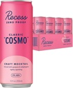 Receso Zero Proof Craft Mocktails, Alcohol Free Drinks, con Adaptogens, Reemplazo de Bebidas no alcohólicas, Mixer, Celebration, Party, (Cósmo clásico, 12oz, Pack of 12)