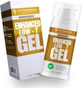 Fórmula mejorada – Gel de apoyo bajo T – Booster T para hombres – Recuperación muscular, Envejecimiento energético, Envejecimiento saludable – Ahora con vitaminas D3, K2, B6 y L-Arginina