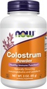 AHORA Alimentos Suplementos, Colostrum Powder, Inmunoglobulinas naturales y Lactoferrina, 3-Ounce