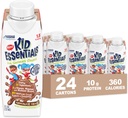 BOOST KID ESSENTIALS (1.5 kcal/mL) Chocolate Craze Nutritional Drink, 10g Protein, Vitamina C, D , B12 y Zinc, 8 Fl Oz (Pack of 24)