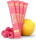 HUMA CHIA Hydration Drink Mix, Raspberry Lemonade 15 Packets - Baja Calorie, High Electrolyte Powder para Deportes &amp; Ejercicio - 100% Natural, 1g Sugar, 10 Cal