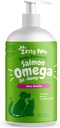 Zesty Paws Salmon Omega cáñamo de aceite para perros y gatos con salmón salvaje de Alaska Óleo Omega 3 y 6 ácidos grasos con EPA DHA para mascotas Soportes Moistura de piel normal y funcionamiento del sistema de inmunes 32oz
