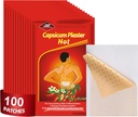 KONGDY Capsaicin Patches,4.72"x7.08" Hot Capsicum Patch (100)