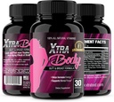 XtraBody Butt Enhancement and Breast Enlargement Suplemento - Estrogen Enhancer - Aumenta el tamaño del menstrual, reduce los síntomas menstruales " proporciona un Boost Extra de Energía (1 Bottle=30 cápsulas)