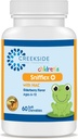 Creekside Naturals Snifflex, Children's Sinus &amp; Respiratory Support, Elderberry for Immune Health, Pediatrician Formulated with NAC, Quercetin & Bromelain, Zero Sugar, Vegan, 60 Soft Chewables