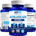 Nos gustan las vitaminas Ácido Lipoico alfa 600mg cápsulas - 100 servidos - Capsulas de ácido alfa Lipoico ayuda a apoyar la salud conjunta y la salud antioxidante junto con la protección radical gratuita