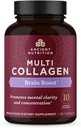 Antiguo colágeno de nutrición Protein Brain Boost, Collagen Protein Capsules Brain Supplement for Reduced Joint Discomfort, Healthy Skin and Nails, 90 ct