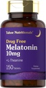 Tahoe Nutritionals Melatonin 10mg  150 Tablets ← L theanine peru Vegetarian, Non-GMO, Gluten Free Supplement
