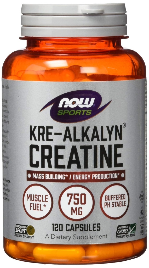 Ahora Alimentos Kre-Alkalyn® Creatine - 120 cápsulas