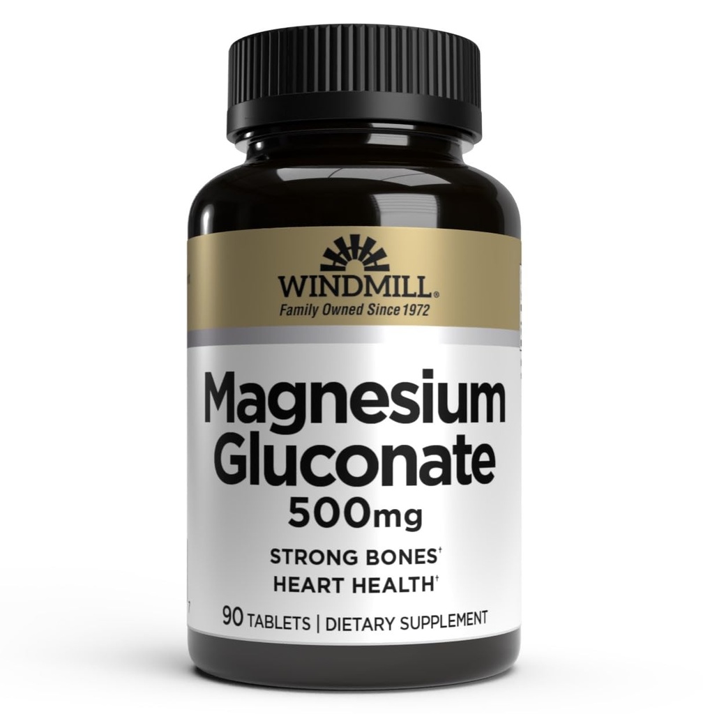 Gluconato de magnesio 500 Mg 90 Tb - De molino de viento