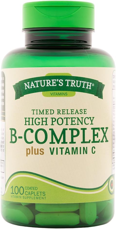 La verdad de la naturaleza B-Complex Plus Tiempo de vitamina C, 100 Cuenta (Pack of 3)