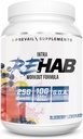Rehab High Performance Intraworkout Fórmula 10g BCAA &amp; EAA – Carb10 ¦ Enhance Recovery " Hydration ← Keto Friendly ← 25 Servings (Blueberry Lemonade, 25 Serving)