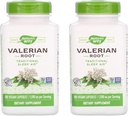 Camino de la Naturaleza Valerian Root 1,590 Milligrams Ayuda tradicional del sueño como suplemento dietético (180 cápsulas veganos) Paquete de 2