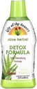 Lily Of The Desert Aloe Vera Herbal Detox Fórmula - Aloe Vera Juice with Milk Thistle, Slippery Elm, Burdock Root, Dandelion Root, and Echinacea for Gut Health, Liver Support, and Wellness, 32 Oz