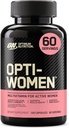 Optimum Nutrition Opti-Mujeres, Vitamina C, Zinc y Vitamina D para Immune Support Womens Daily Multivitamin Supplement with Iron, Capsules, 120 Count