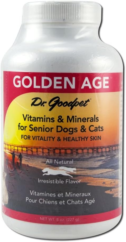 Dr. Goodpet Edad de Oro Todo Potente Natural Multi-Vitamin / Polvo Médico para perros adultos &amp; gatos