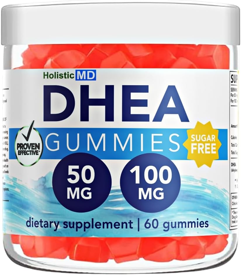 dhea 100mg 50mg dhea Suplemento para Mujeres ← dhea Suplemento para Hombres Silencio clínicamente Estudiado alta Absorción Silencio Sugar Free Vegan Strawberry Gummies 60 días Suministro