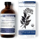 Orgánica de Elderberry Syrup - Anthoimmune - Suplemento de Apoyo Inmunitario para Adultos y Niños- USDA Organic, Ultra-Premium Black Elderberry Formula (8 oz) 48 Servimientos