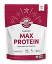 Manitoba cosecha cáñamo Sí Orgánica Max Protein Polvo, Inalterado, 32oz, con 20g Proteína y 4.5g Omegas 3/36 por Serving, Keto-Friendly, Libre Preservador, No GMO, Embalaje Mayo Vary