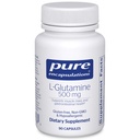 Pure Encapsulations L-Glutamine 500 mg - Suplemento para Immune and Digestive Support, Gut Health and Lining, Metabolism, y Muscle Support* - con Free-Form L-Glutamine - 90 cápsulas