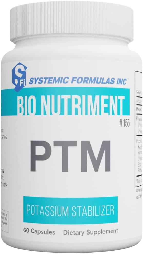 Formulas sistémicas PTM Potassium Stabilizer 60 Capsules Bio Nutriment #155.