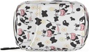 Plaaee organizador semanal de píldoras Caso 7 Día Cute de vaca flor portable Pill Box Bolsa Medicina Organizador Pill Container with Zipper for Travel Family Business Camping
