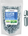 XPRS Nutra Size 0 Empty Capsules - 500 Count Empty Gelatin Capsules - Pills DIY Capsule Filling - Pure Bovine Pill Gel Caps for Do-It-youself Supplements (Silver)