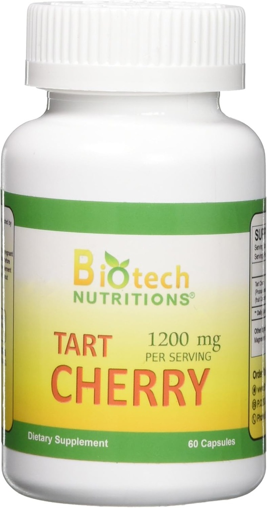 Tart Cherry Vegetable Capsules, 60 Conde