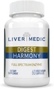 Digest Harmony Pure Digestive Enzymes for Gut Health for Women &amp; Men, Papaya Enzymes for Digestion, Eases Bloating & Stomach Discomforts, Unflavored, 120 Capsules