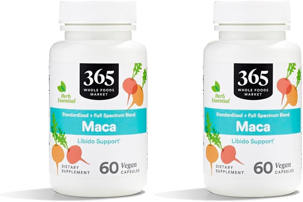365 por Whole Foods Market Maca, 60 CT (Pack of 2)