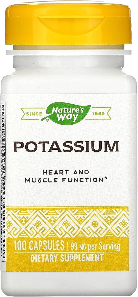 Nature's Way Potassium Complex, 100 Caps