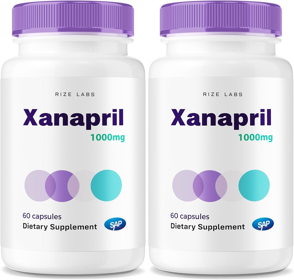 (2 Pack) Xanapril Capsules, Xanapril para una mejor atención de sueño y cerebro, Xanapril Advanced Maximum Formula, Xanapril Herbal Supplement, Xanapril Pastillas Review (120 cápsulas)