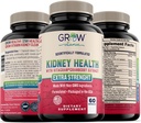 cultivar vitamina Premium Suplemento de limpieza de riñón – Powerful Kidney Support Fórmula con extracto de arándano ayuda a apoyar los riñones saludables " Urinary Tract Support– 60 cápsulas vegetarianas