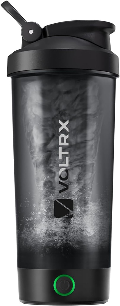 VOLTRX Protein Shaker Bottle, Merger USB C Mezclador eléctrico recargable Protein, Cofres para sacudidas Protein y sacudidas de repuesto, BPA Gratis, 24oz