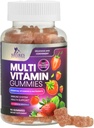 Mangas multivitamínicas para adultos, vitaminas diarias " minerales con vitaminas A, C, D, B12 para hombres y mujeres, apoyo inmunitario Suplemento multivitaminas, vitaminas múltiples adultos VIT - 90 Gummies