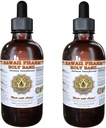 Holy Basil Liquid Extract, Organic Holy Basil (Ocimum tenuiflorum) Tincture Supplement 2x4 oz