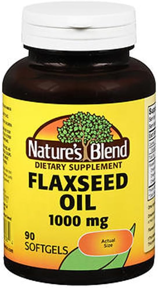 Aceite Flaxseed Blend de la naturaleza 1000mg Gelcaps 90 Ct