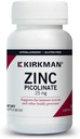 Kirkman – Zinc Picolinate 25 mg - hipoalergénico – 150 cápsulas vegetarianas – Gluten Free – Casein Free – Minerales