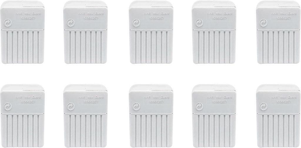 para Siemens/Signia 2.0 Mini receptor Wax Guards Filtros Ayuda auditiva Accesorios Cerumen Stop Cleaning Tool Reemplazamientos #10966257 10-Pack/80 Filtros (Sony C10 &amp; E10 Compatible)