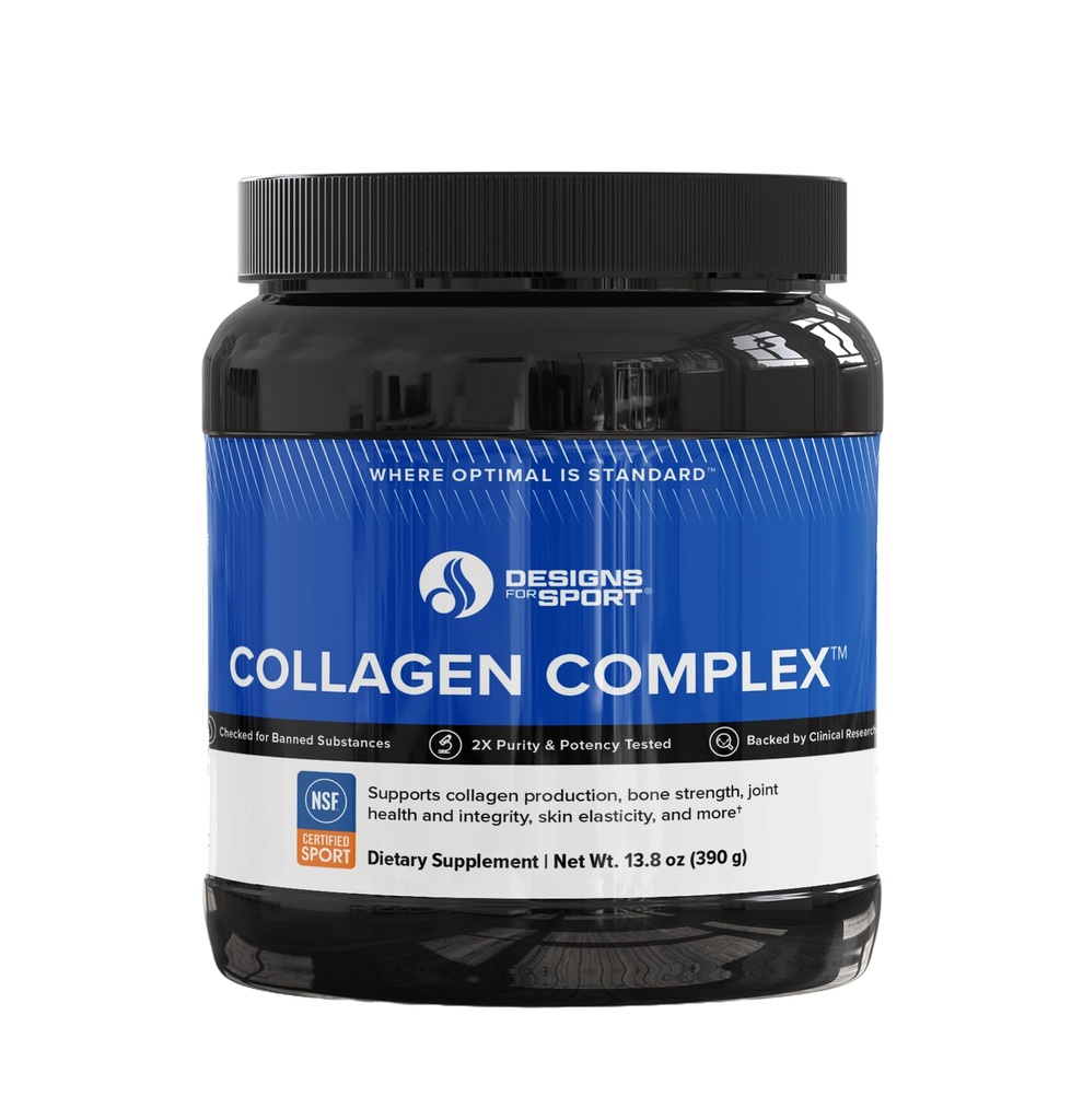 Diseños para Complejo Deportivo Collagen - NSF Certified for Sport Collagen Peptides Powder - Collagen for Joints, Bone Strength, Skin Elasticity (13.8 oz)