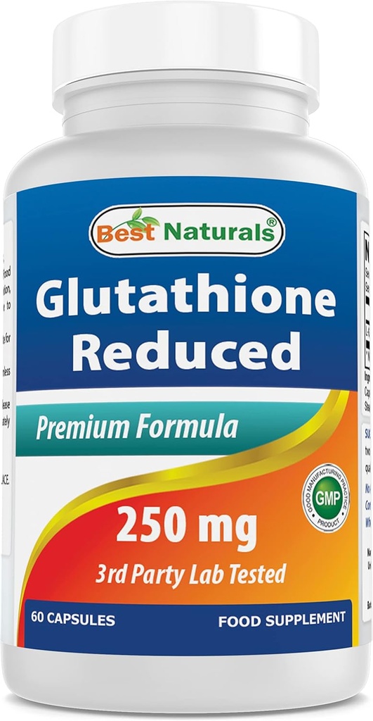 Mejores Naturales L-Glutathione 250 mg 60 cápsulas